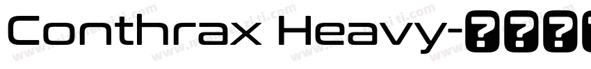 Conthrax Heavy字体转换
